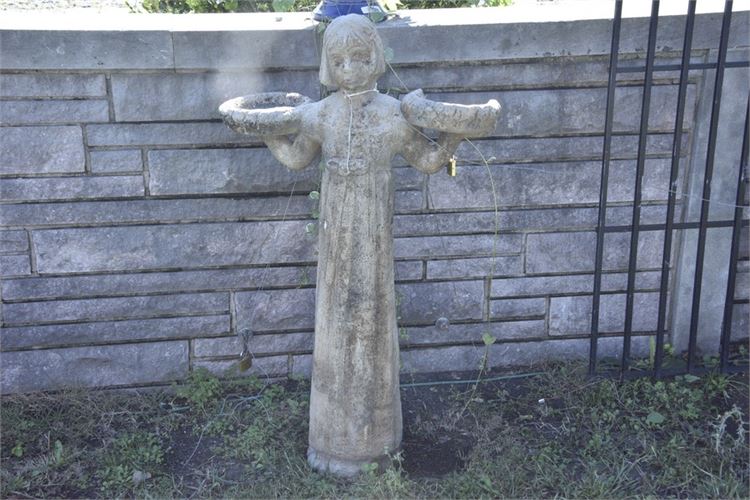 Young Girl Figural Planter