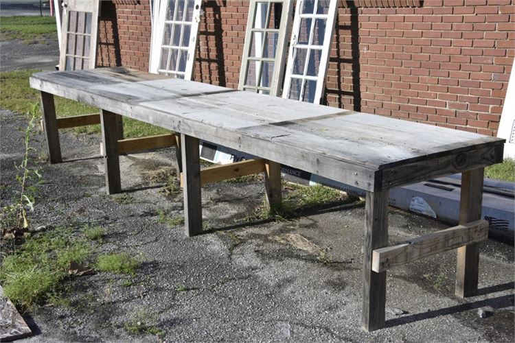 Rustic Wooden Work Table