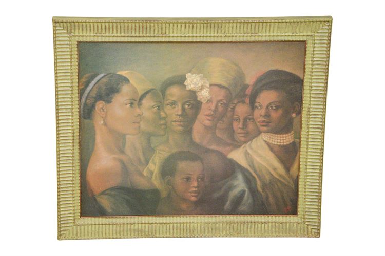 Framed Painting Of Women