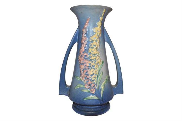 ROSEVILLE Foxglove Vase in Blue