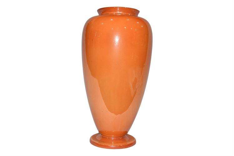 Studio Pot with Orange Glaze