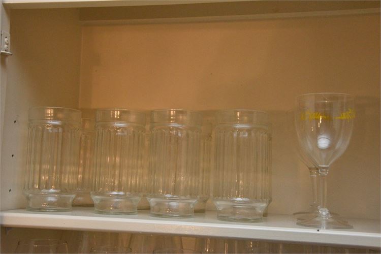Group Lot Of Glassware