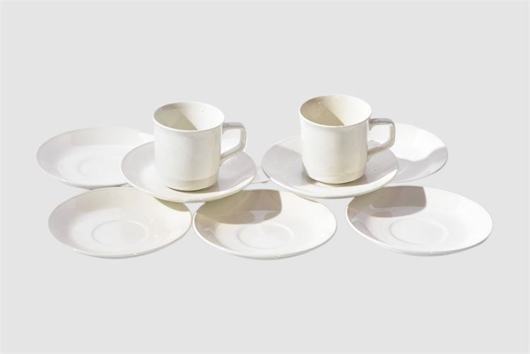 Group English JOHNSON BROS Ironstone Coffee Cups & Saucers