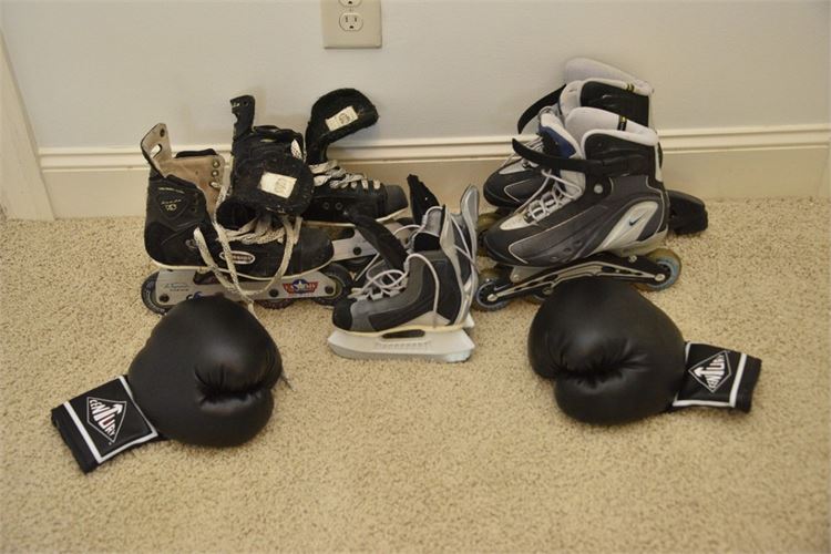 Group Lot Of Sports Items