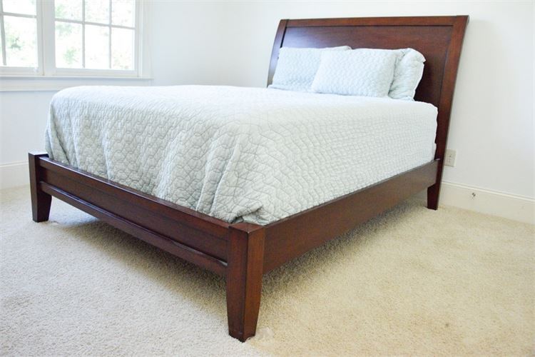 Contemporary Wooden Platform Bed