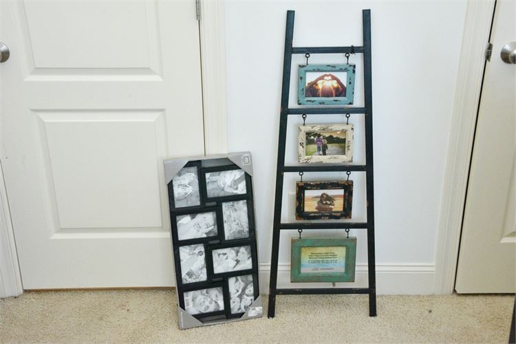 Tiered Picture Shelf and Collage Frame