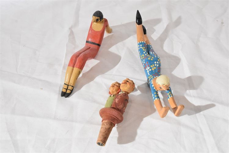 Carved Wooden Folk Figures