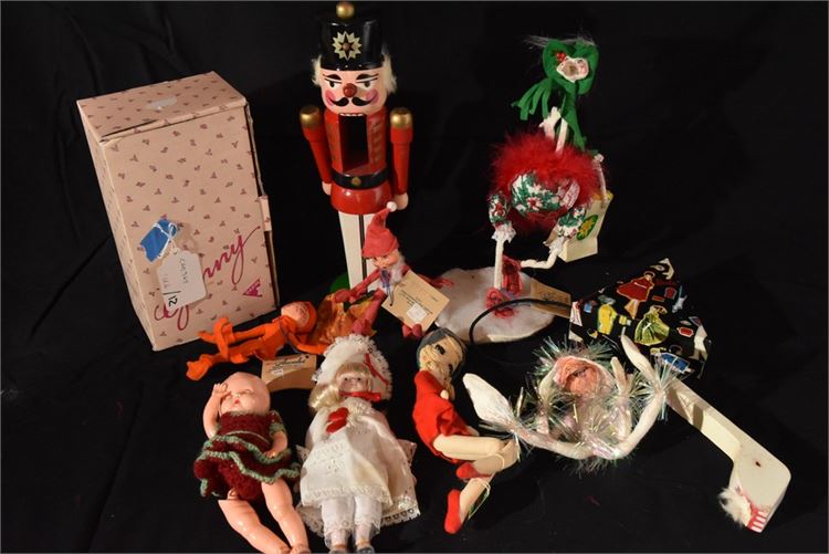 Christmas Decorations and Dolls