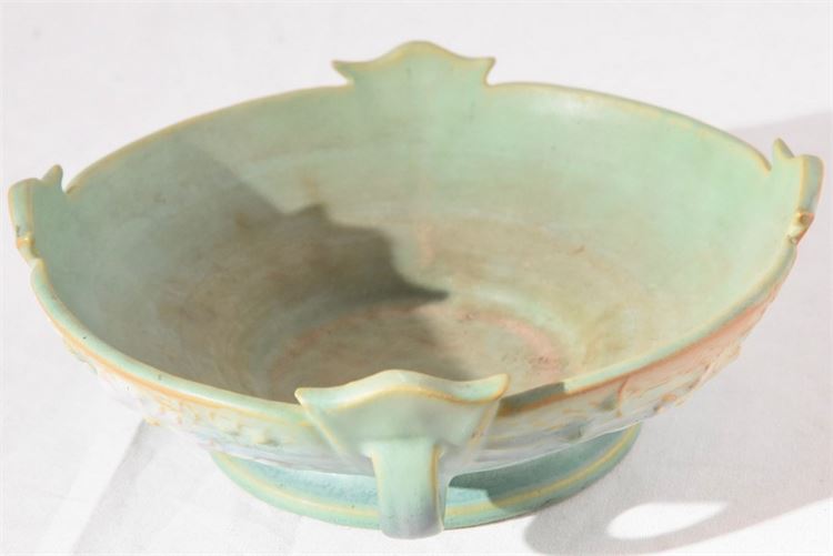 Art Pottery Bowl in Matte Green