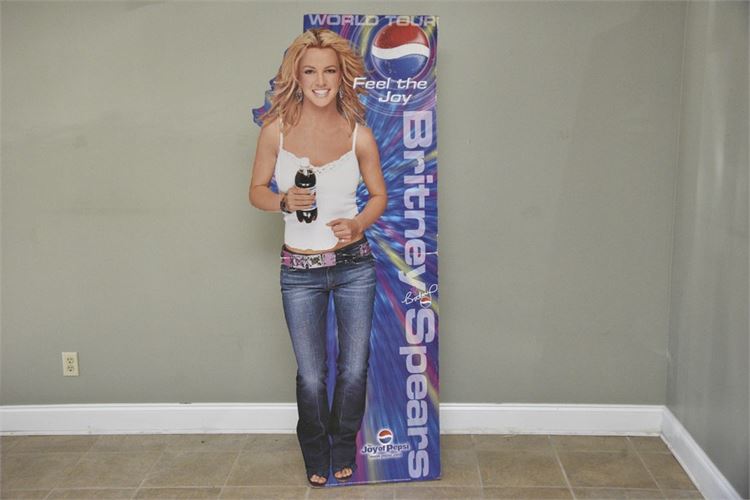 Britney Sears Pepsi World Tour Life Sized Cutout
