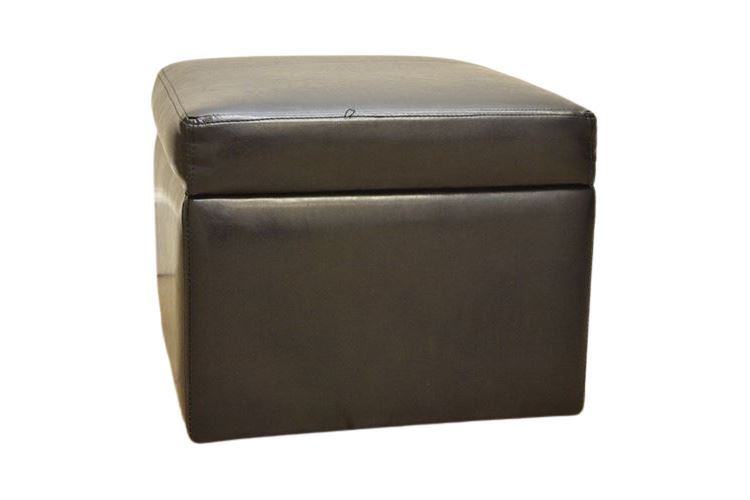 Square Upholstered Storage Ottoman
