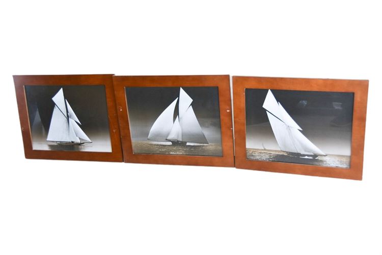 Trio, Framed Boat Prints