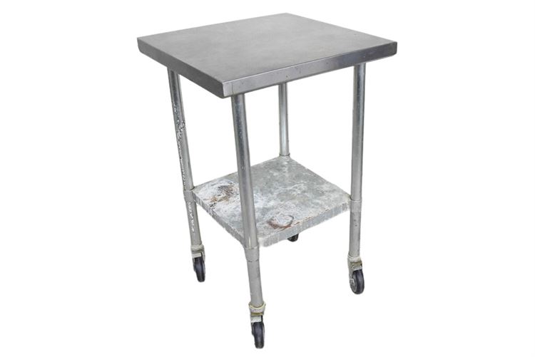 Stainless Steel Rolling Work Table