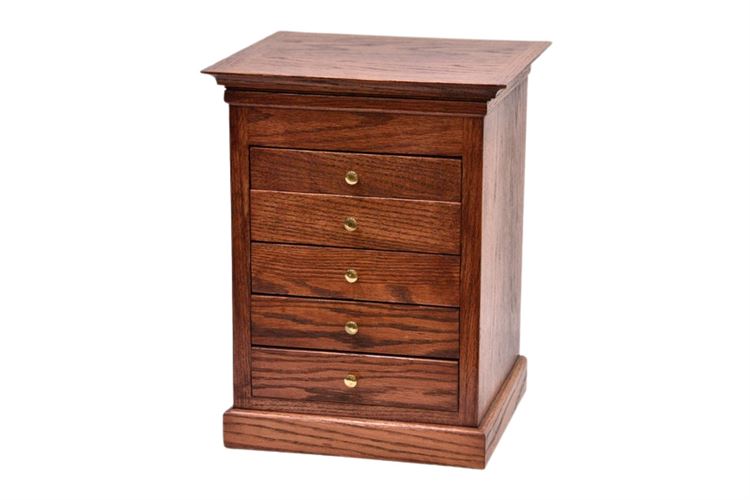 Five Drawer Jewelry Chest