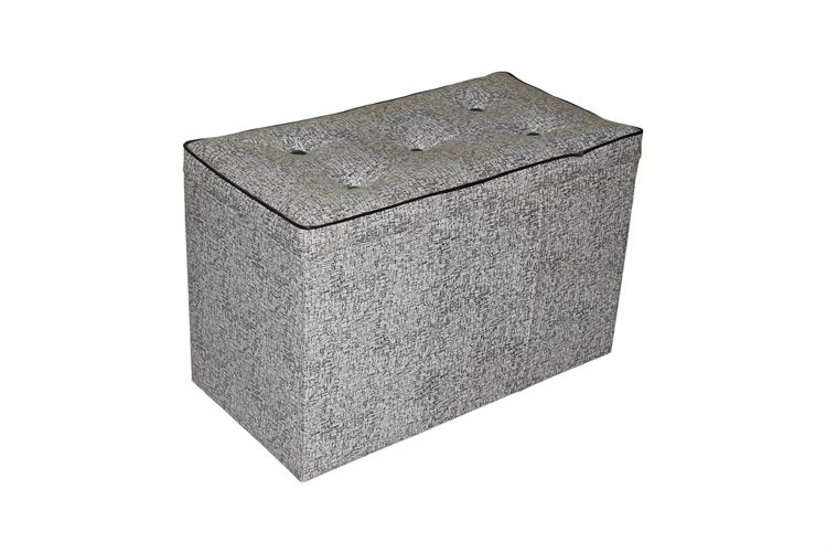 Contemporary Tufted and Upholstered Storage Ottoman