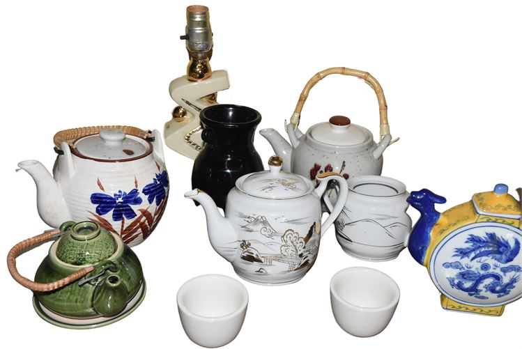 Group, Teapots and Decorative Objects