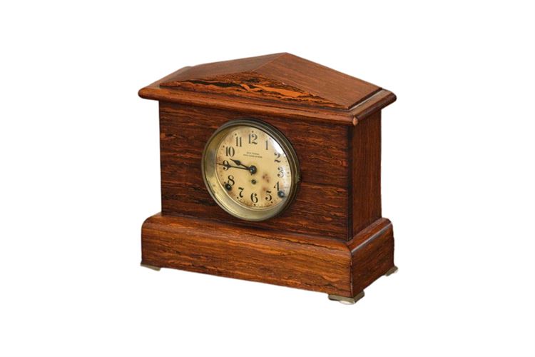 SETH THOMAS Ding Dong Strike Wooden Mantle Clock