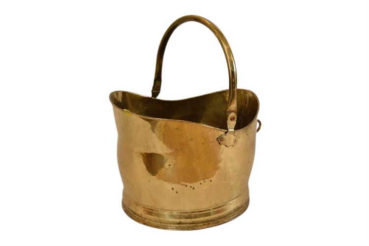 Brass Coal Bucket