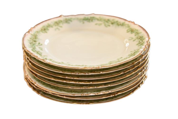 Eight (8) Limoges Plates