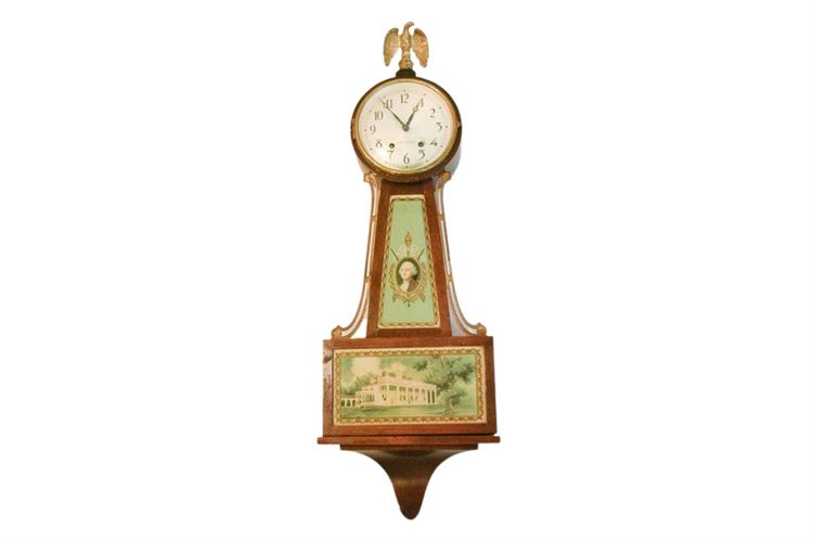 SETH THOMAS  George Washington Banjo Clock