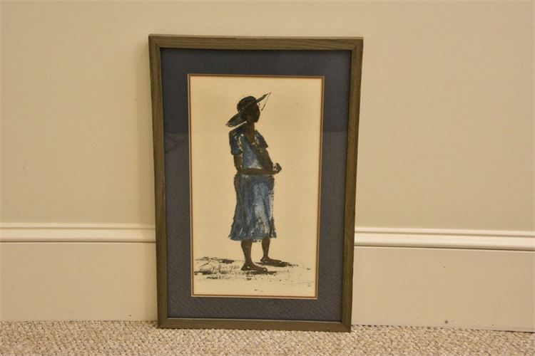 Framed Portrait Of A Black Woman