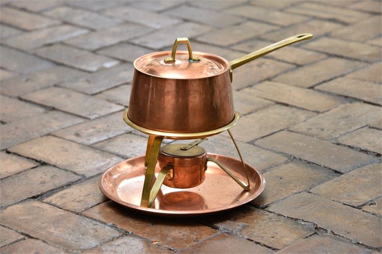 Copper Fondue Pot