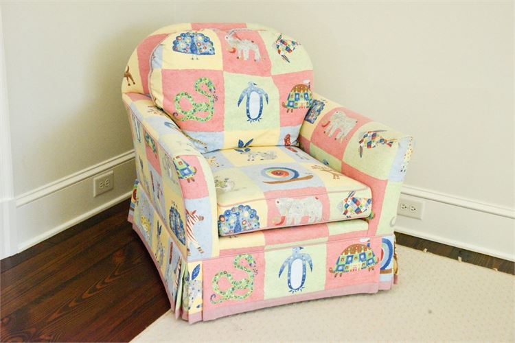 Patterned Children's Armchair