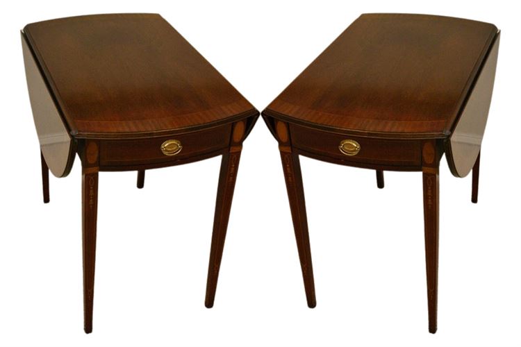 Pair, Mahogany Pembroke Tables