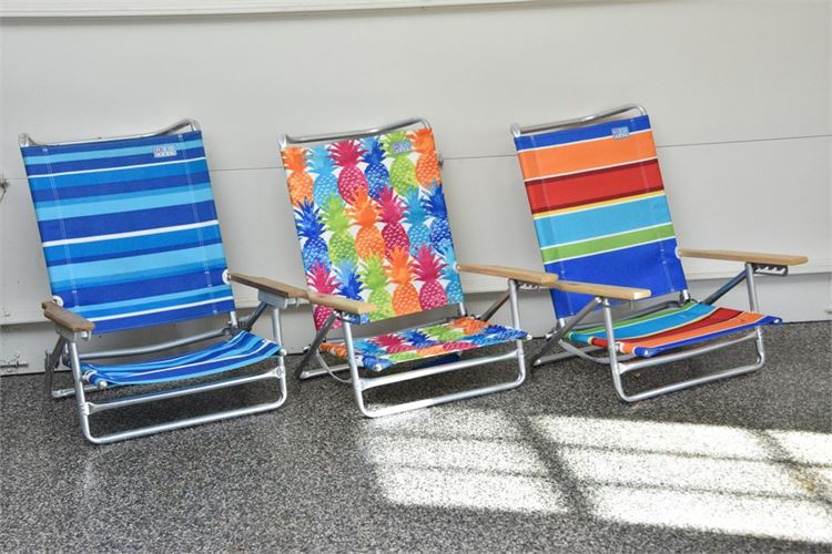 Three (3) Beach Chairs