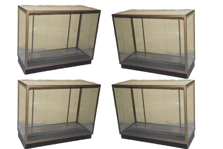 Four (4) Display Cases