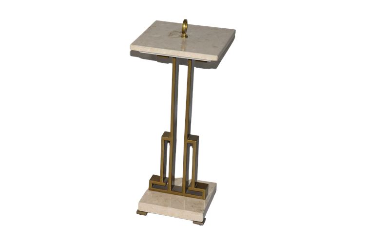 Marble and Brass Stand