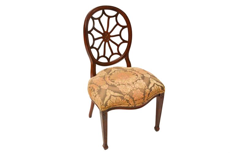 Round Back Armchair With
