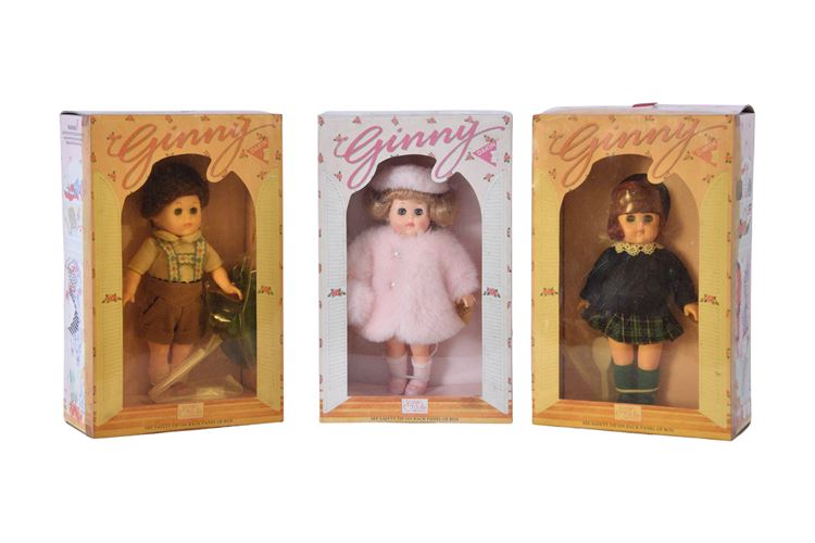 Three (3) Vintage GINNY Dolls