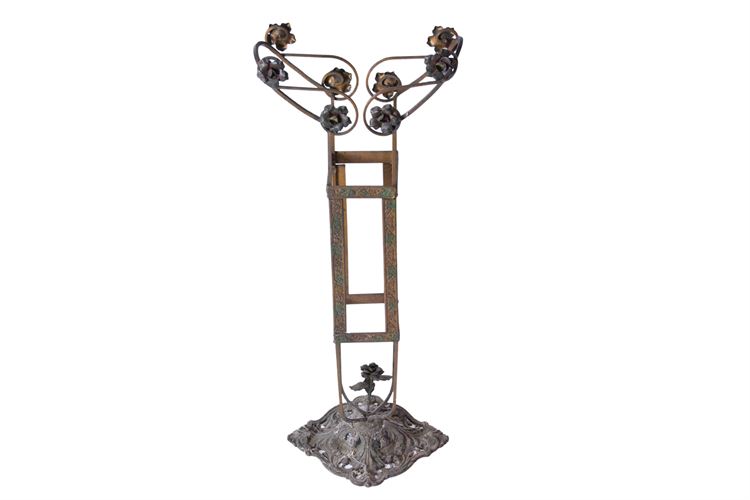 Floral Pattern Metal Stand
