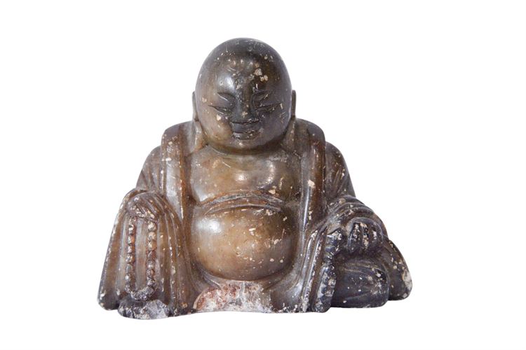 Carved Stone Buddha Figure