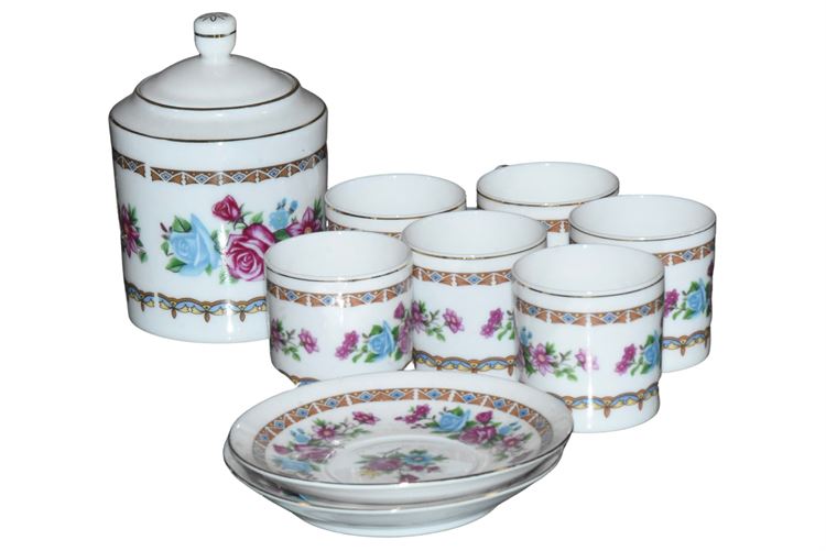 Partial Floral Pattern China Service
