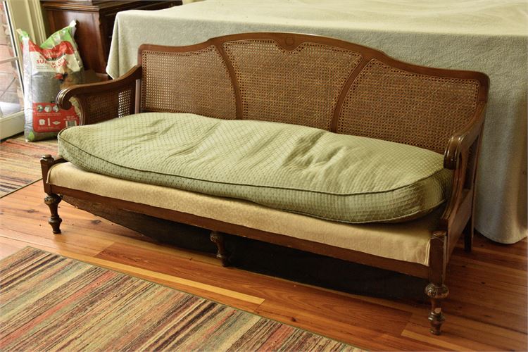 Cane Back Settee