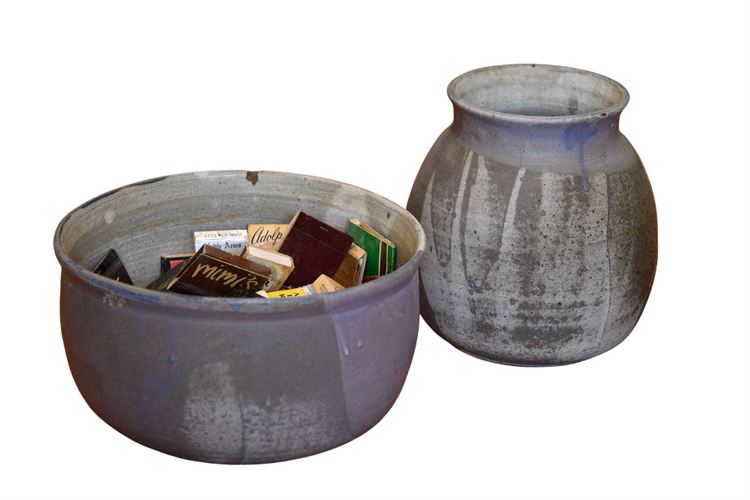 Pottery Bowl and Vase