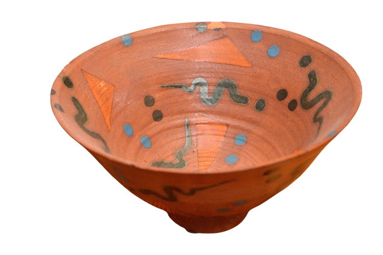 Signed Studio Art Pottery Bowl