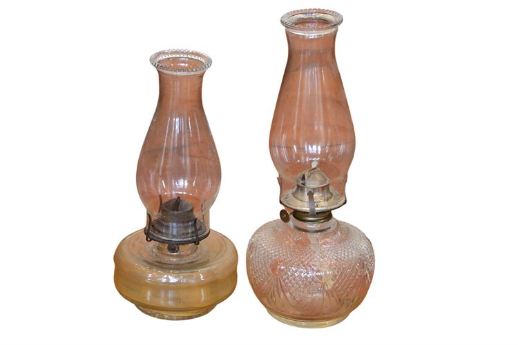 Two (2) Oil Lamps