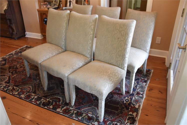 Six (6) Upholstered Dining Chairs