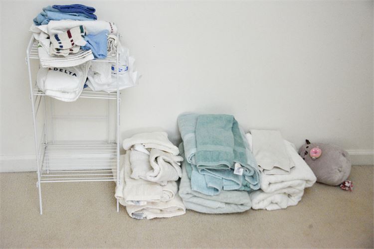 Group, Towels and Shelf