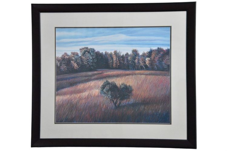 Framed and Signed Landscape