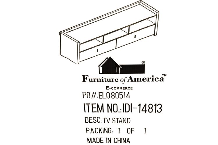 AMERICAN FURNITURE TV Stand  (IN BOX)