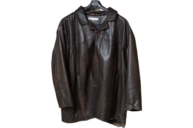 KENNETH COLE  New York (5X) Leather Jacket