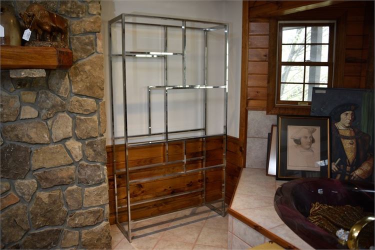 Contemporary Chrome Shelf