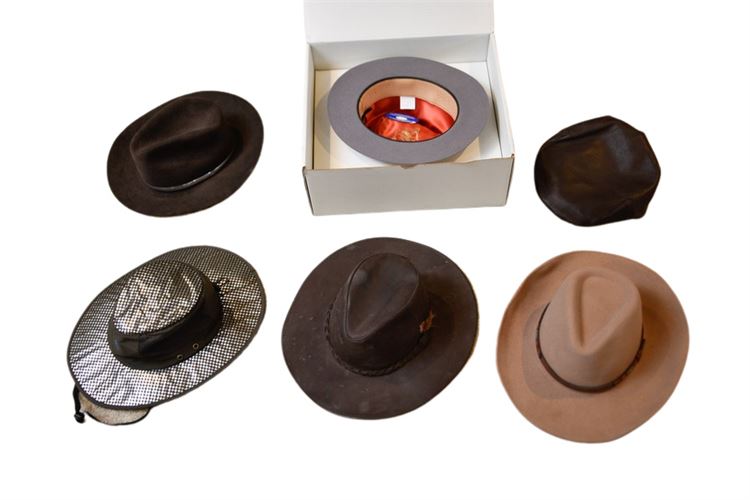 Group, Six (6) Hats (Size XXL)