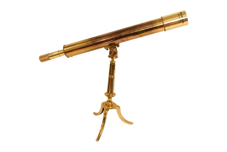 BROOKSTONE Brass Telescope