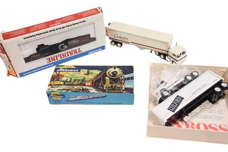 Group of Transportation Toys