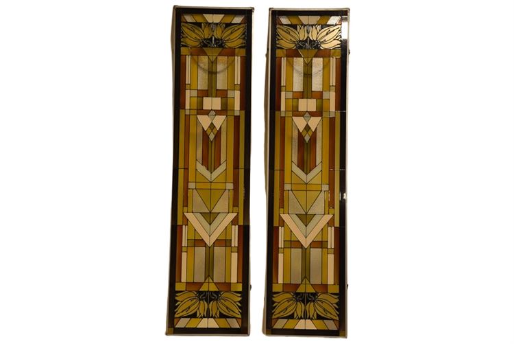 Pair, Stained Glass Panels